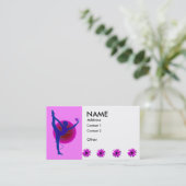 Dancer Pose - Yoga-Visitekaartjes Visitekaartje (Staand voorkant)