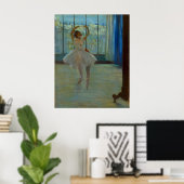 Dancer Posing - Edgar Degas - 1873 Poster (Thuiskantoor)