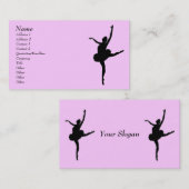 Dancer-profielkaart Visitekaartje (Voorkant / Achterkant)