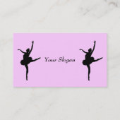 Dancer-profielkaart Visitekaartje (Achterkant)