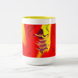 Dancer *Rayjii* Tweekleurige Koffiemok