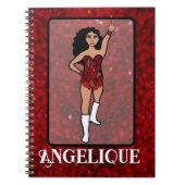 Dancer Red Fringe Notitieboek #2 (Voorkant)