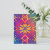 Dancer (Regenboog - Psychedelic) Briefkaart (Staand voorkant)