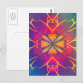 Dancer (Regenboog - Psychedelic) Briefkaart (Voorkant / Achterkant)