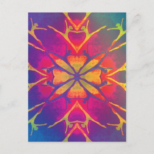 Dancer (Regenboog - Psychedelic) Briefkaart (Voorkant)
