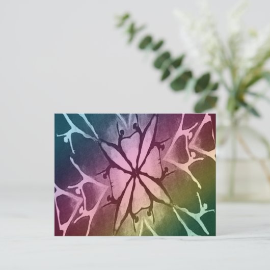 Dancer (Regenboog - Twist) Briefkaart (Staand voorkant)