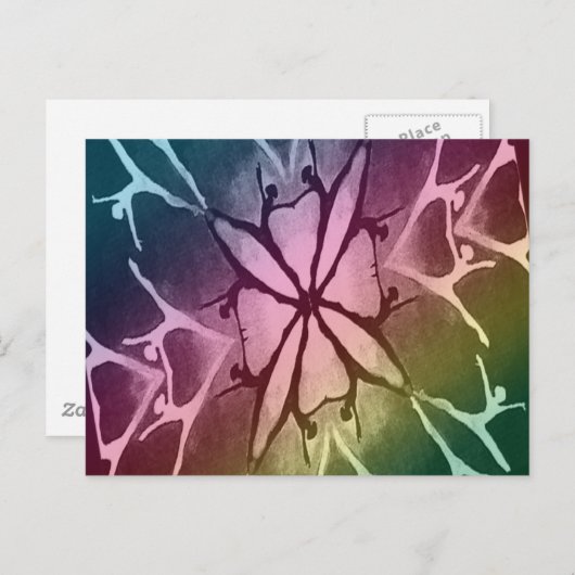 Dancer (Regenboog - Twist) Briefkaart (Voorkant / Achterkant)