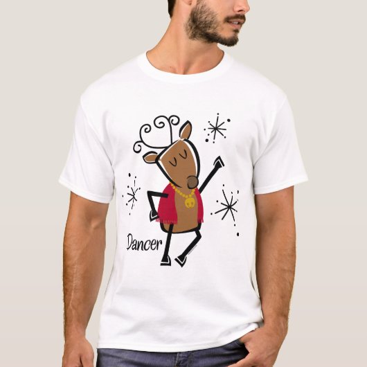 Dancer Reindeer Shirt (Voorkant)