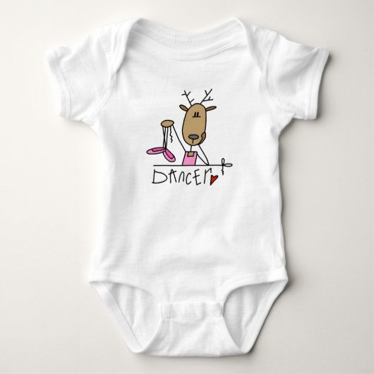 Dancer Reindeer T-shirts en cadeautjes (Voorkant)