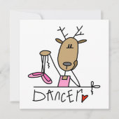 Dancer Reindeer T-shirts en cadeautjes (Voorkant)