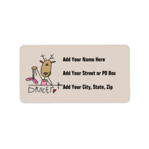 Dancer Reindeer T-shirts en cadeautjes Etiket
