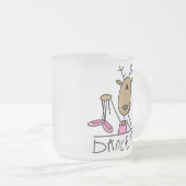 Dancer Reindeer T-shirts en cadeautjes Matglas Koffiemok (Voorkant rechts)