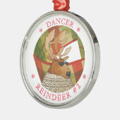 DANCER RENDIER Premium Rond Ornament (Links)