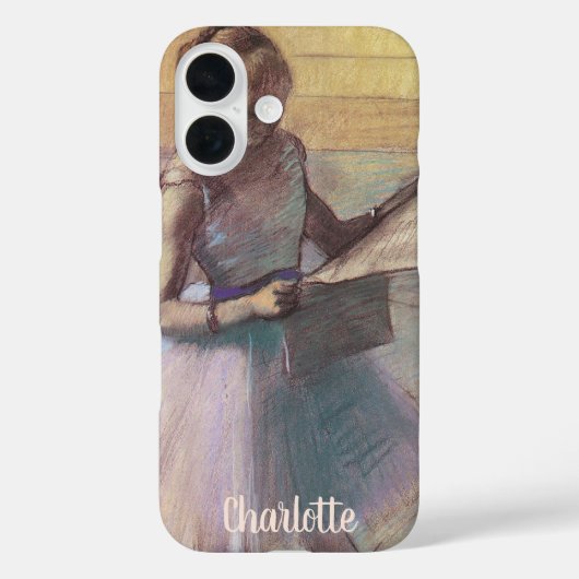 Dancer Resting by Edgar Degas,  balletkunst Case-Mate iPhone Case (Achterkant)