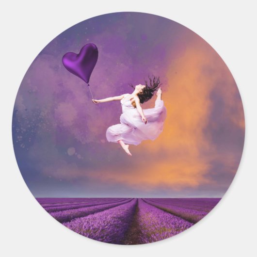 Dancer Ronde Sticker (Voorkant)