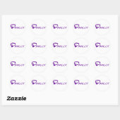 Dancer Ronde Sticker (Vel)