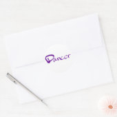 Dancer Ronde Sticker (Envelop)
