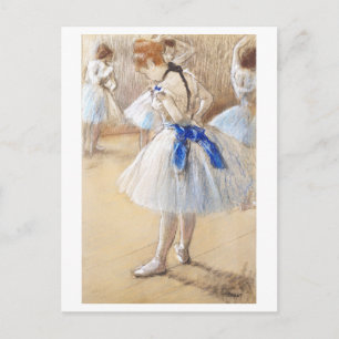 Dancer Schilderij (1880) door Degas Briefkaart