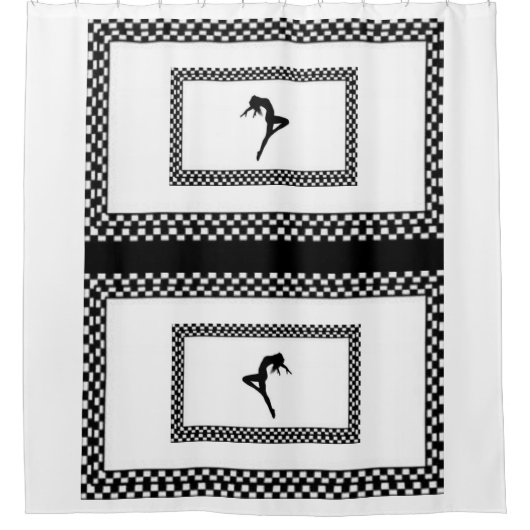 Dancer Shower Curtain Douchegordijn (Voorkant)