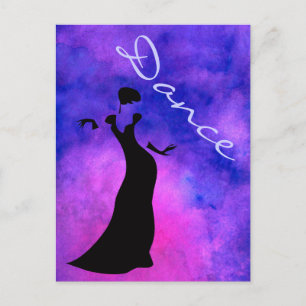 Dancer Silhouette Briefkaart