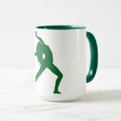 Dancer Silhouette Coffee Mok (Voorkant rechts)