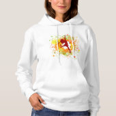Dancer Silhouette Dames Hoodie (Voorkant)