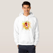 Dancer Silhouette Mannen Hoodie (Voorkant volledig)