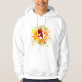 Dancer Silhouette Mannen Hoodie (Voorkant)