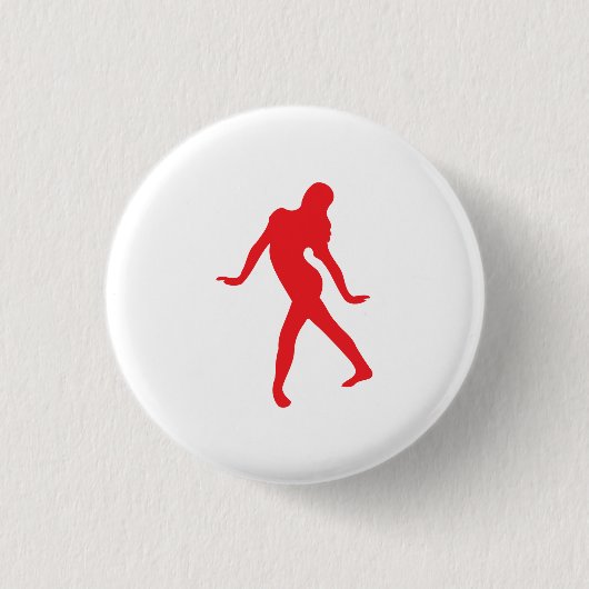 Dancer Silhouette Patches & Buttonnen Ronde Button 3,2 Cm (Voorkant)