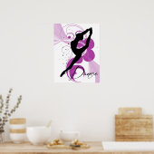 Dancer Silhouette Poster (Keuken)