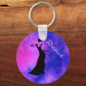 Dancer Silhouette Sleutelhanger (Voorkant)