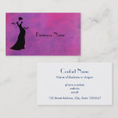 Dancer Silhouette Visitekaartje (Voorkant / Achterkant)