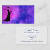 Dancer Silhouette Visitekaartje (Voorkant / Achterkant)