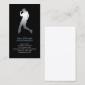 Dancer Silver Silhouette Dancer Visitekaartje (Voorkant / Achterkant)