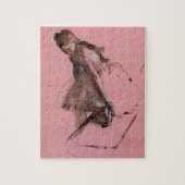 Dancer Slipping on Her Shoe by Edgar Degas Legpuzzel (Verticaal)