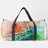 Dancer splatter gepersonaliseerd plunjezak (Voorkant)