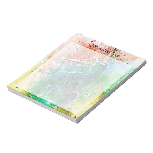 Dancer splatter notitieblok (Linkerzijde)