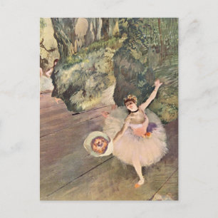 Dancer / Ster van de ballet - Degas schilderen Briefkaart