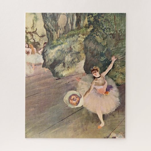 Dancer / Ster van de ballet - Degas schilderen Legpuzzel (Verticaal)