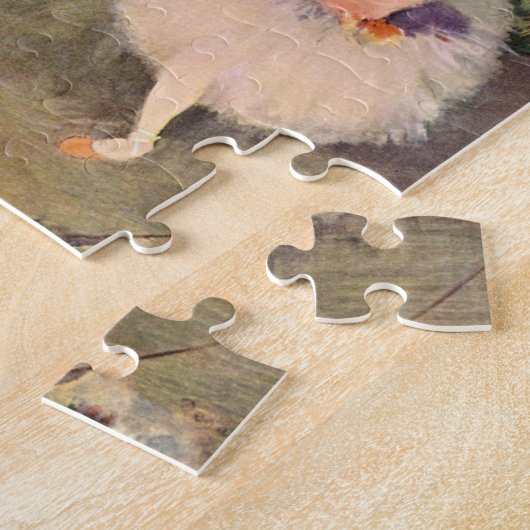 Dancer / Ster van de ballet - Degas schilderen Legpuzzel (Zijkant)