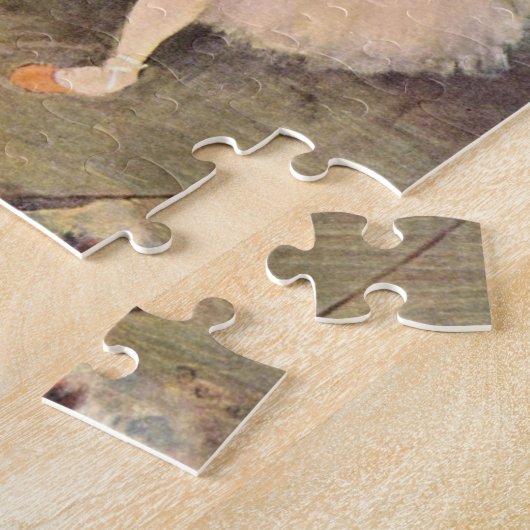 Dancer / Ster van de ballet - Degas schilderen Legpuzzel (Zijkant)