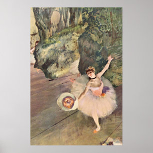 Dancer / Ster van de ballet - Degas schilderen Poster