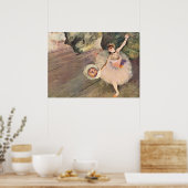 Dancer / Ster van de ballet - Degas schilderen Poster (Keuken)