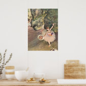 Dancer / Ster van de ballet - Degas schilderen Poster (Keuken)