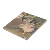 Dancer / Ster van de ballet - Degas schilderen Tegeltje (Zijkant)