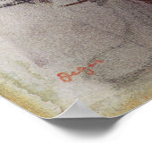 Dancer Stretching by Edgar Degas,  ballet Poster (Hoek)