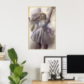 Dancer Stretching by Edgar Degas,  ballet Poster (Thuiskantoor)
