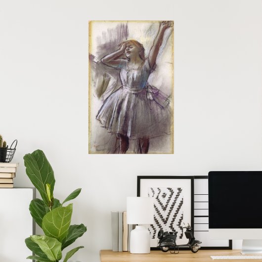 Dancer Stretching by Edgar Degas,  ballet Poster (Thuiskantoor)