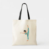 Dancer Stretching Dance-Canvas tas (Achterkant)