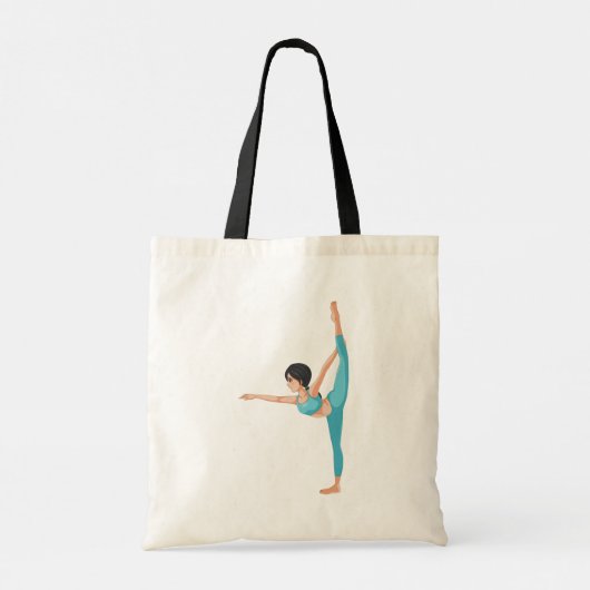 Dancer Stretching Dance-Canvas tas (Achterkant)